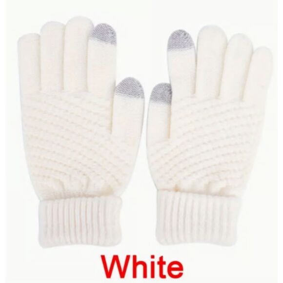 Winter Touch Screen Knit Gloves NEW - Picture 1 of 2